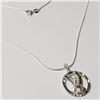 Image 3 : Silver Eagle 18" Necklace (~Size )(Ring is resizable for $40) (~length inches), Suggested Retail Val