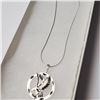 Image 4 : Silver Eagle 18" Necklace (~Size )(Ring is resizable for $40) (~length inches), Suggested Retail Val