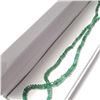 Image 4 : 10K Yellow Gold Emerald 16"(45ct) Necklace  (~length 16"inches) (~weight 9.4g), Made in Canada, Appr
