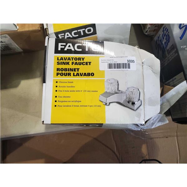 Facto Lavatory Sink Faucet - New in Damaged Box
