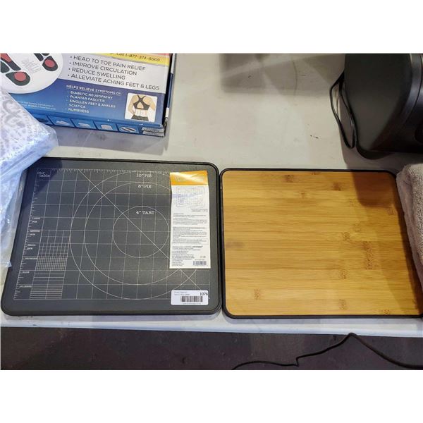 NEW - Lot of 2, Our Table 12x15" Cutting Boards with Pastry Measurements on back - SOLD AS IS