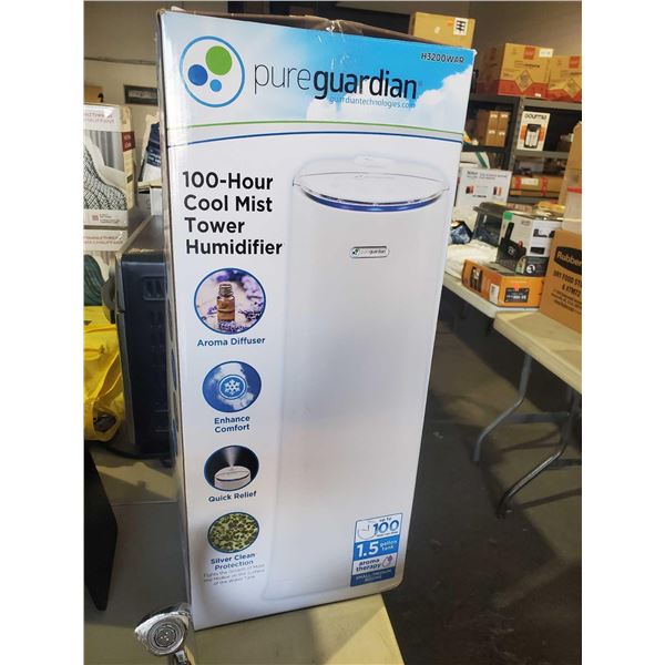 Pure Guardian 100 Hour Cool Mist Humidifier - OPEN BOX - SOLD AS IS
