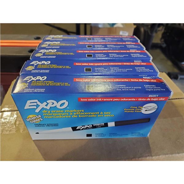 Expo Dry Erase Markers 12/box - 5 boxes