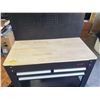 Image 2 : Torin Wood Top Shop Work Station with Tool Drawers - OUT OF BOX - SOLD AS IS