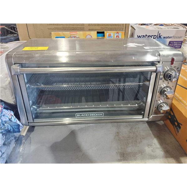 Black & Decker Crisp n' Bake Large Capacity Air Fry Convection Oven * Tested Works* OUT OF BOX - SOL