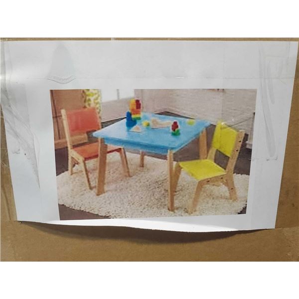 Kid Craft Childrens Table & Chair Set - OPEN BOX - SOLD AS IS
