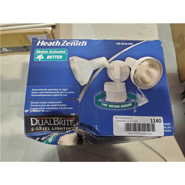 Heath Zenith Motion Sensor Light - Damaged Box - SOLD AS IS