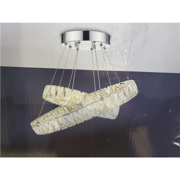 Ove Halo IV Semi Flushmount Pendant Hybrid LED Light - OPEN BOX - SOLD AS IS