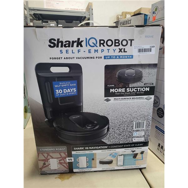 Shark IQ Robot Self Empty Robot Vacuum - OPEN BOX - SOLD AS IS