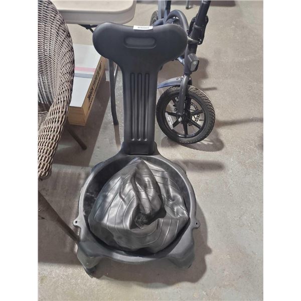 Gaiam Classic Balance Ball Chair Black - OUT OF BOX - SOLD AS IS