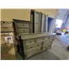Image 2 : 8 Pc King Size Bedroom Set -  Freight Damage - SOLD AS IS