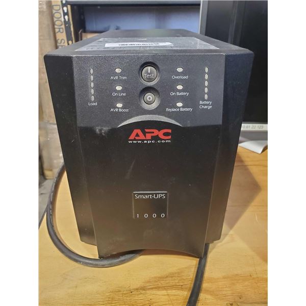 APC UPS 1000VA UPS Battery Backup and Surge Protector, BX1000M Backup Battery Power Supply OUT OF BO