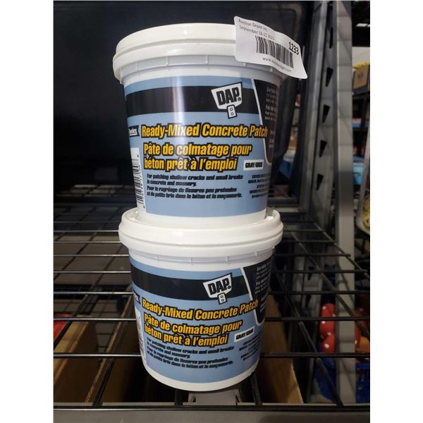 DAP Gray Ready Mix Concrete  Lot of 2 X 943ml