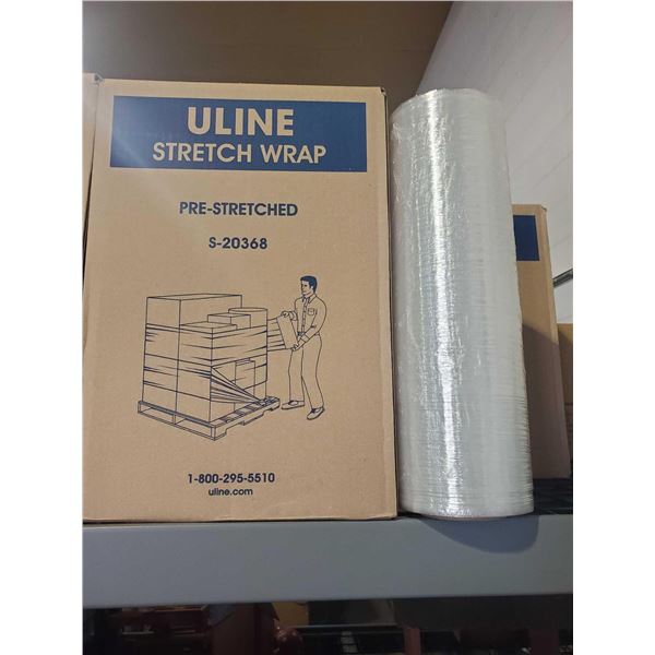 Uline Pre-Stretched Pallet Wrap S-20368 - 17.3" tall - 1 Roll