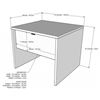 Image 3 : New - Nexera Side Table with Drawer