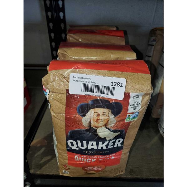 Quaker Quick Oats - 4x 1Kg