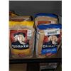 Image 1 : Quaker Large Flake Oats & Quaker One Min Oats - 2 of each 1Kg Bags - 4x 1Kg