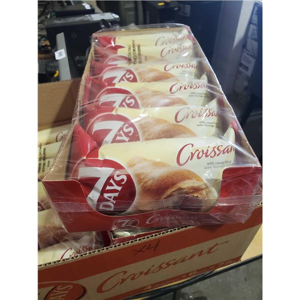 Case of 7 Days Cocoa Filled Croissants (4 x 6 x 75g)