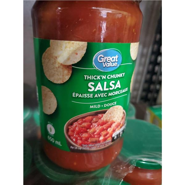 Great Value Thick & Chunky Mild Salsa  12x 650ml