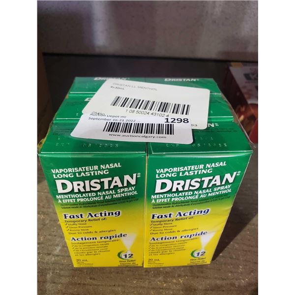 Dristan Mentholated Nasal Spray (6 x 30ml