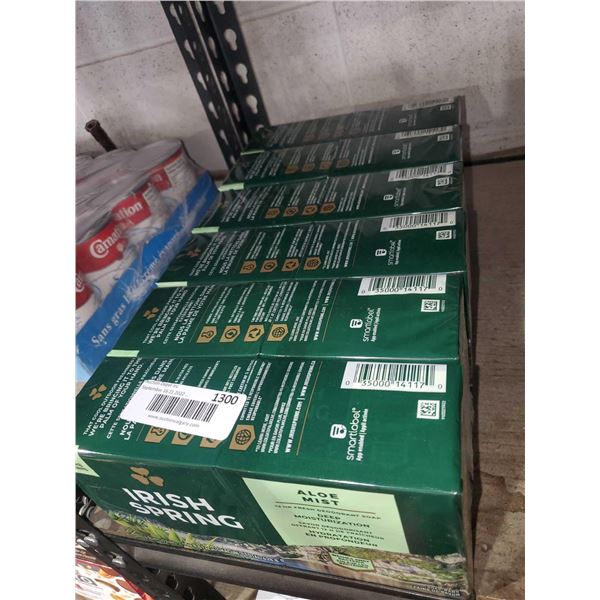 Irish Springs Aloe Mist Bar Soap - 6x 6 Bars