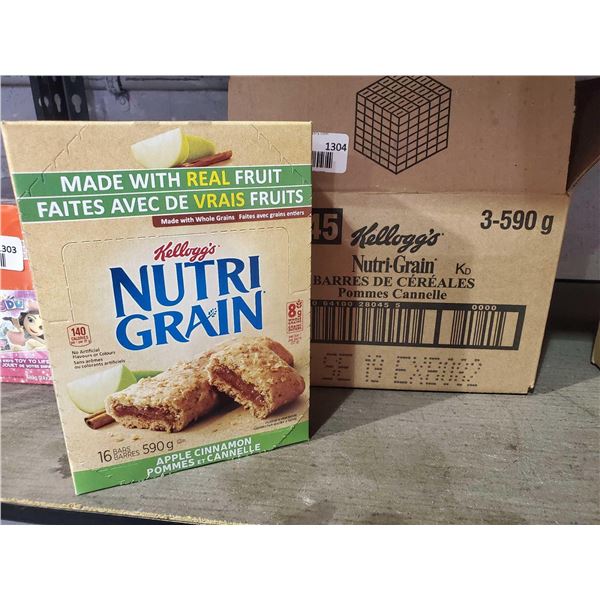 Case of Nutrigrain Apple Cinnamon  Bars (3 x 590g)