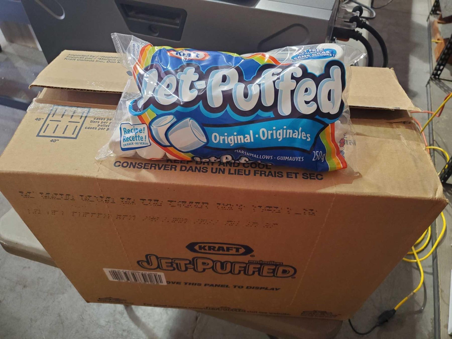 Jet Puffed Case of Jet puffed Marshmallows (24 x 250g)