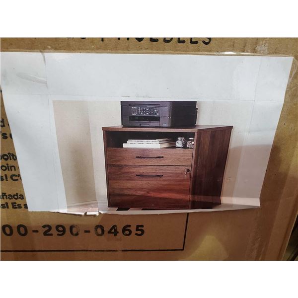 South Shore "Arlen" - Lateral File Cabinet - Weathered Oak