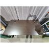 Image 3 : WOODEN DESK WITH METAL LEGS & WIRELESS CHARGING STATION - untested, OUT OF BOX - SOLD AS IS