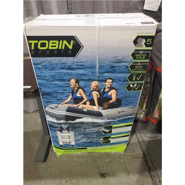 Tobin Inflatable Watercraft , boat only- Damaged Item - OPEN BOX - SOLD AS IS