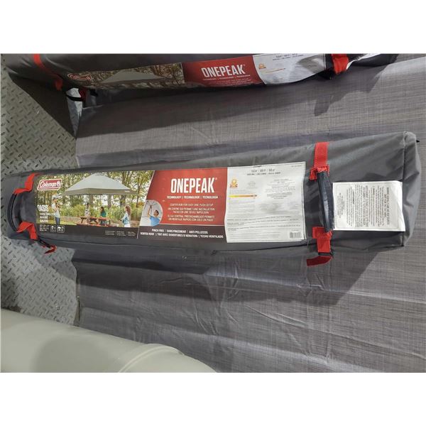 Coleman Oasis One Peak Shelter 13 X 13' OUT OF BOX - SOLD AS IS