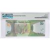Image 2 : Cayman Islands, 5 dollars, 2010, D/1 999998, P-39a, PMG 66EPQ