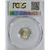Image 2 : Hong Kong, 5 cents silver coin, 1901, PCGS MS65+ Queen Victoria