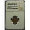 Image 1 : Hong Kong, 5 cents Mini Error Coin, 1965, NGC MS63 Obverse Struck Thru
