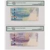 Image 2 : Hong Kong, Macau, Bank of China, 20 dollars, 2008, same serial # PMG 66 & 68EPQ