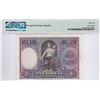 Image 2 : Hong Kong, Shanghai Banking Corp, 1 dollar, 1935, Serial number in pairs, PMG 65EPQ