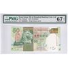 Image 1 : Hong Kong, Shanghai Banking Corp, 50 dollars, 2016, GB000090, PMG 67EPQ