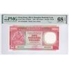 Image 1 : Hong Kong, Shanghai Banking Corp, 100 dollars, 1989, P-198a, PMG 68EPQ