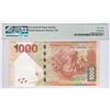 Image 2 : Hong Kong, Shanghai Banking Corp, 1000 dollars, 2016, HE080080 Radar-Reapeatar-Rotator PMG 68EPQ