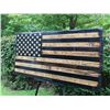 Image 2 : Custom 32.5" by 62" Wooden Flag by Patriot Artworks