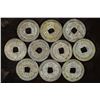 Image 2 : 10 ASIAN/CHINESE CASH COINS