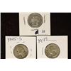 Image 1 : 1945-D, 1945-S & 1947 WASHINGTON SILVER QUARTERS