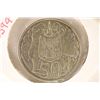 Image 1 : 1966 AUSTRALIA SILVER 50 CENT COIN .3394 OZ. ASW