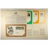 Image 2 : 4 FIRST DAY COVER ENVELOPES WITH CANCELLED STAMPS