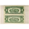 Image 2 : 1953-A & 1963 $2 US RED SEAL NOTES "GREAT SERIAL