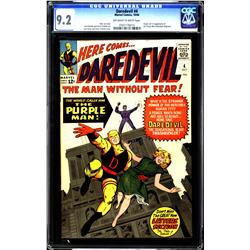 Daredevil #4 CGC 9.2 off-white to white pages