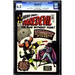 Daredevil #6 CGC 6.5 off-white to white pages