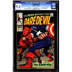 Daredevil #43 CGC 9.2 off-white to white pages