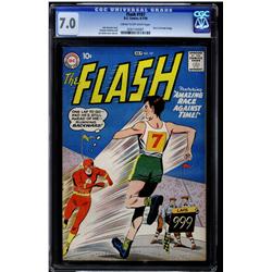 The Flash #107 CGC 7.0 cream to off-white pages