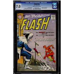 The Flash #114 CGC 7.0 cream to off white pages